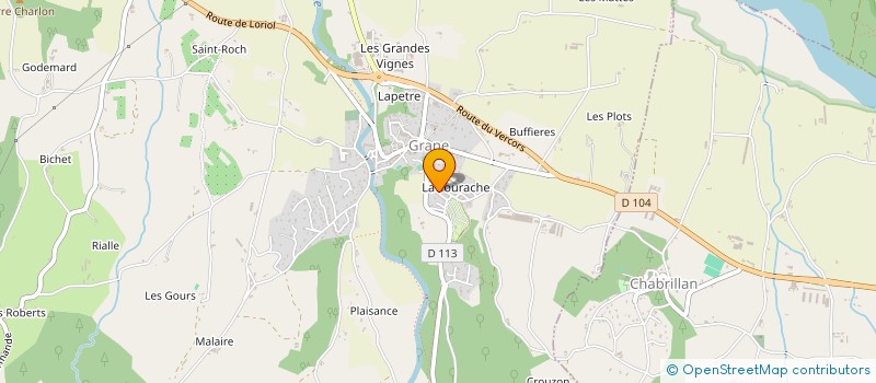 localisation de l'entreprise LP HOLDING  GRANE