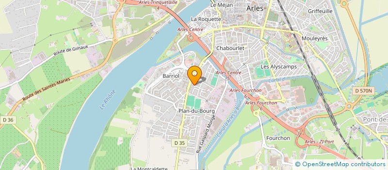 localisation de l'entreprise LP HOLDING à ARLES