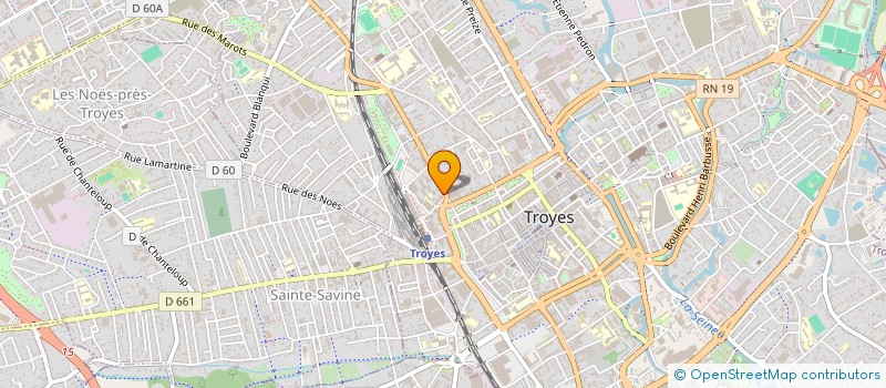 localisation de l'entreprise LP IMMO à TROYES
