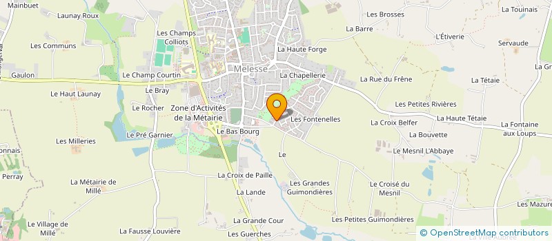 localisation de l'entreprise LP IMMO  MELESSE