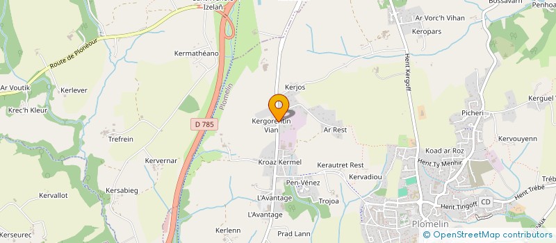 localisation de l'entreprise LP IMMO  PLOMELIN