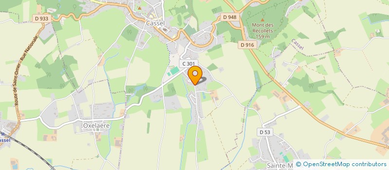 localisation de l'entreprise LP IMPRESSION  CASSEL