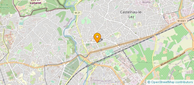 localisation de l'entreprise LP INDUSTRIES à CASTELNAU-LE-LEZ
