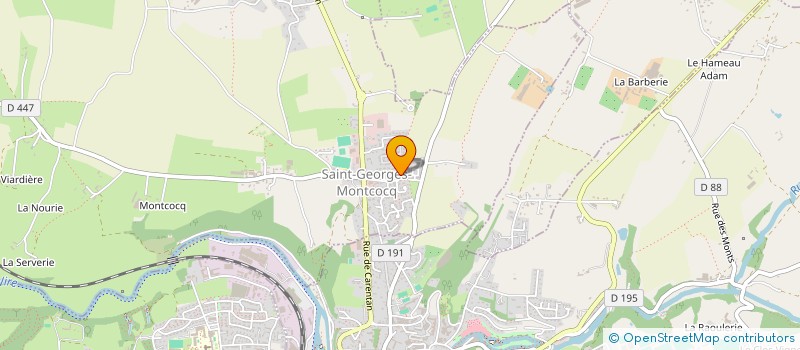 localisation de l'entreprise LP INVEST  SAINT-GEORGES-MONTCOCQ