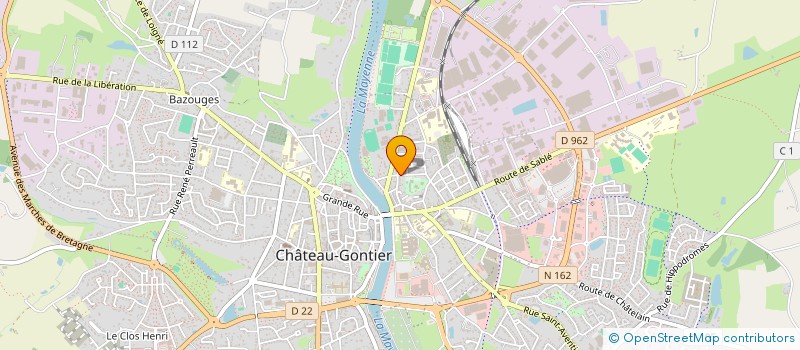 localisation de l'entreprise LP INVEST  CHATEAU-GONTIER-SUR-MAYENNE