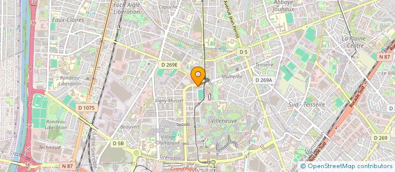 localisation de l'entreprise LP INVEST à GRENOBLE