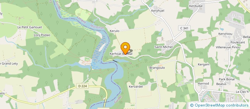 localisation de l'entreprise LP INVEST  GUIDEL