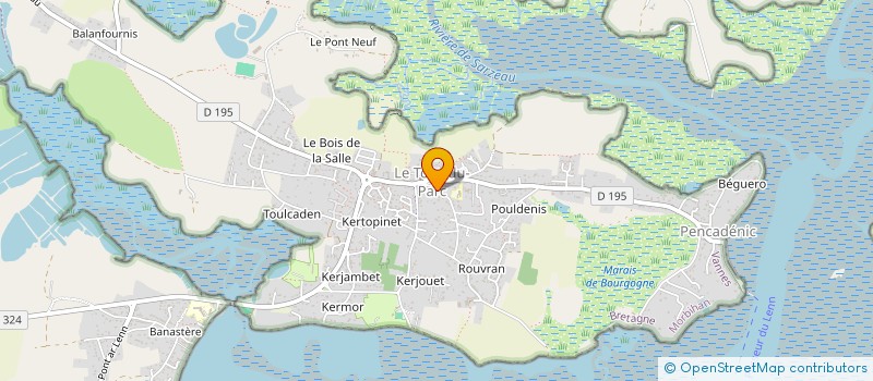 localisation de l'entreprise LP INVEST  LE TOUR-DU-PARC