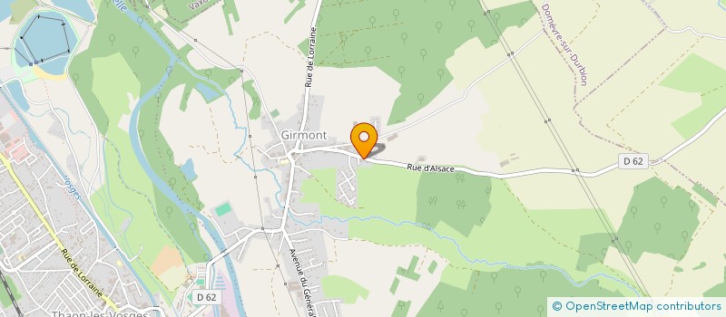 localisation de l'entreprise LP INVESTISSEMENT  THAON-LES-VOSGES