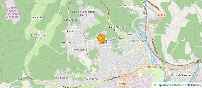 localisation de l'entreprise LP INVESTMENT à CHANCELADE