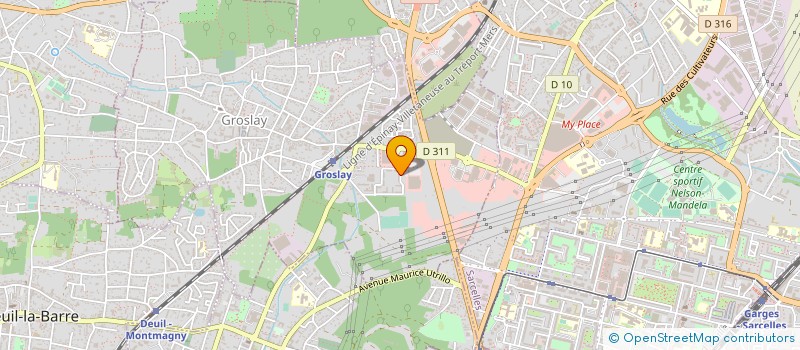 localisation de l'entreprise LP-IT CONSULTING à GROSLAY