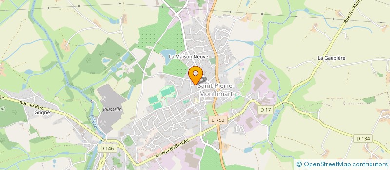 localisation de l'entreprise LP JALLAIS à BEAUPREAU-EN-MAUGES