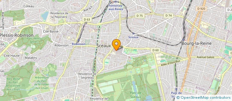 localisation de l'entreprise LP LILOU PRODUCTION à SCEAUX