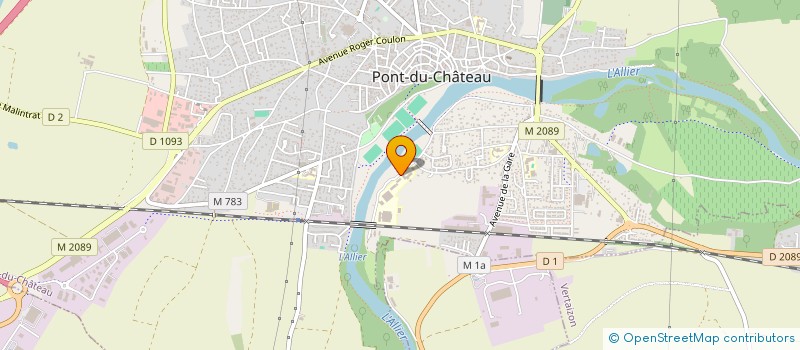 localisation de l'entreprise LP LYCEE DES METIERS PIERRE BOULANGER à PONT-DU-CHATEAU
