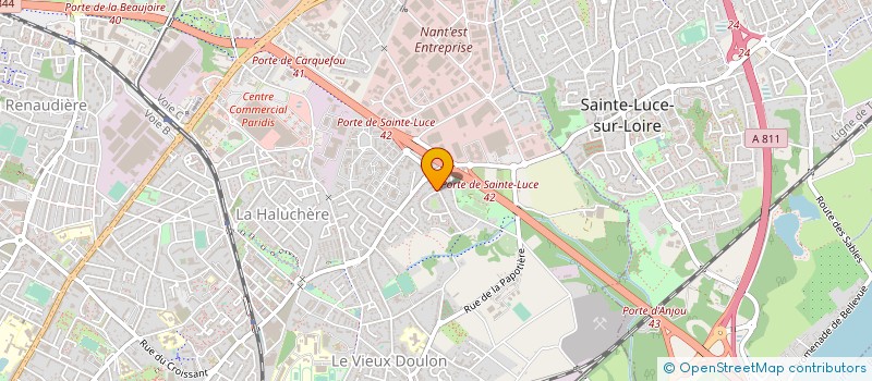 localisation de l'entreprise LP MARINE SERVICE à NANTES