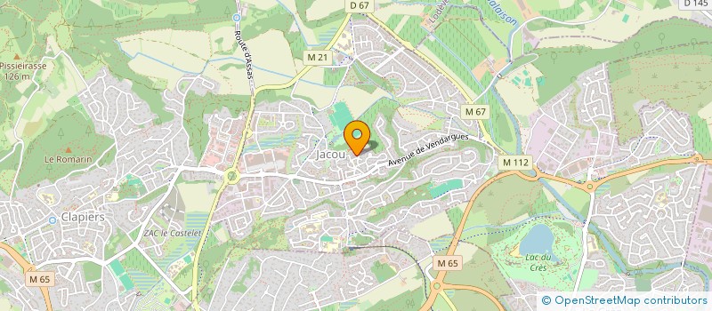 localisation de l'entreprise LP MATH  CLAPIERS