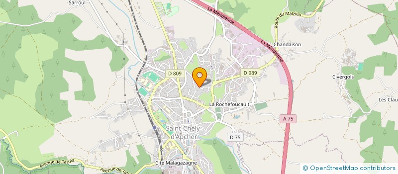 localisation de l'entreprise LP-NA  SAINT-CHELY-D'APCHER