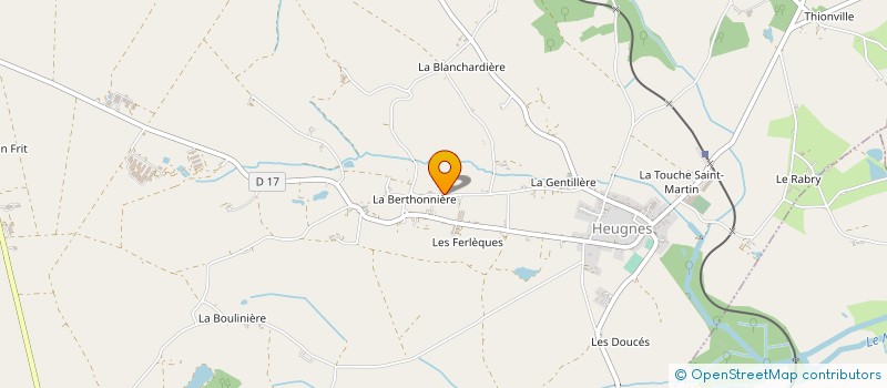 localisation de l'entreprise LP-NEWS à HEUGNES