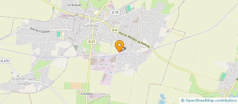 localisation de l'entreprise LP PAYSAGE  LUNERAY