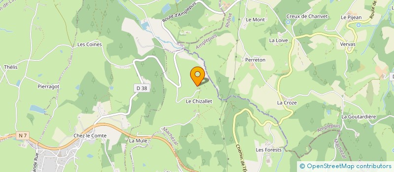 localisation de l'entreprise LP PAYSAGES  MACHEZAL