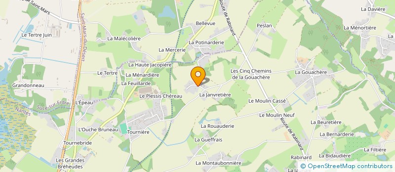 localisation de l'entreprise LP-PC à CARQUEFOU