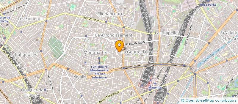 localisation de l'entreprise LP PETIT LOULOUDOU  PARIS