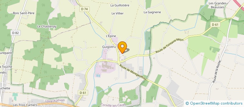 localisation de l'entreprise LP PROD à CORNILLE-LES-CAVES