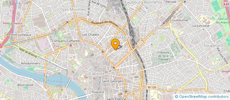 localisation de l'entreprise LP PROMOTION 1073  TOULOUSE