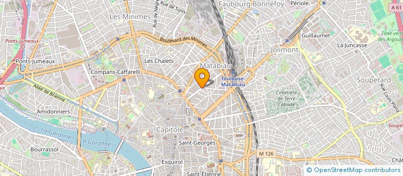 localisation de l'entreprise LP PROMOTION 1075  TOULOUSE