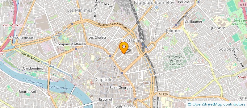 localisation de l'entreprise LP PROMOTION 1078  TOULOUSE