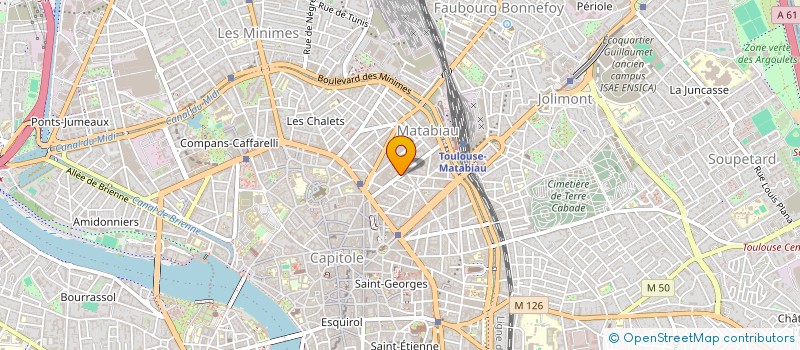 localisation de l'entreprise LP PROMOTION DUO SQUARE à TOULOUSE