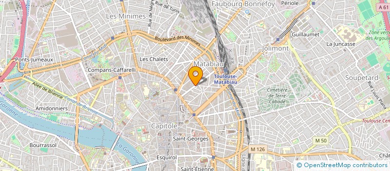 localisation de l'entreprise LP PROMOTION LOUIS  TOULOUSE