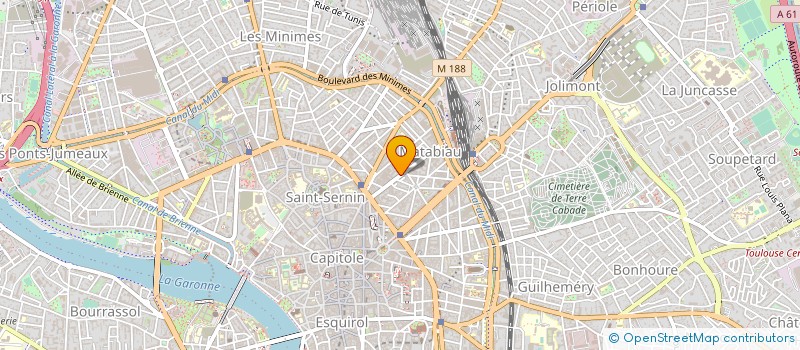 localisation de l'entreprise LP PROMOTION VOLTIGE  TOULOUSE