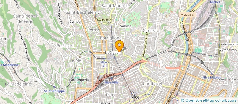 localisation de l'entreprise LP PROPERTIES à NICE