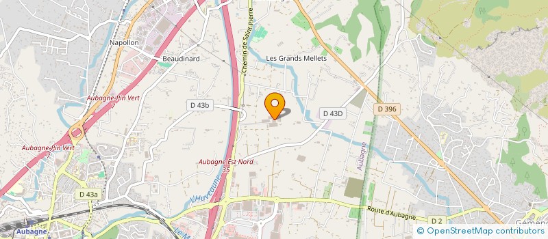 localisation de l'entreprise LP PROUVENCAU à AUBAGNE