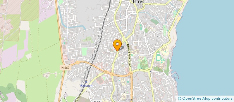 localisation de l'entreprise LP RUNNING à ISTRES
