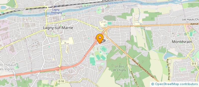 localisation de l'entreprise LP SECURITE PRIVEE à LAGNY-SUR-MARNE
