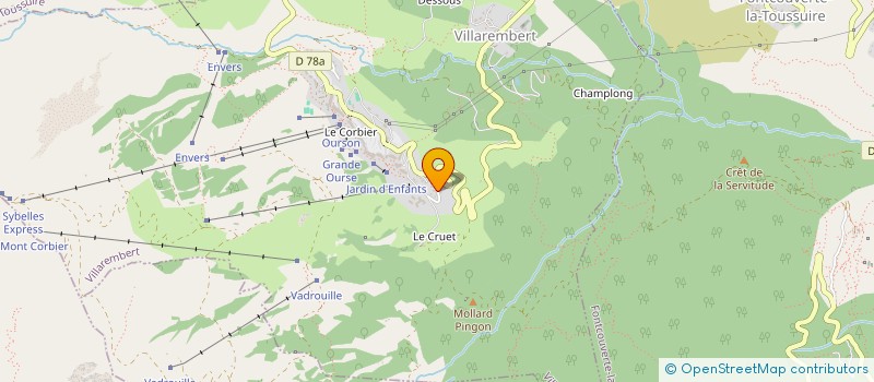 localisation de l'entreprise LP SPORTS  VILLAREMBERT