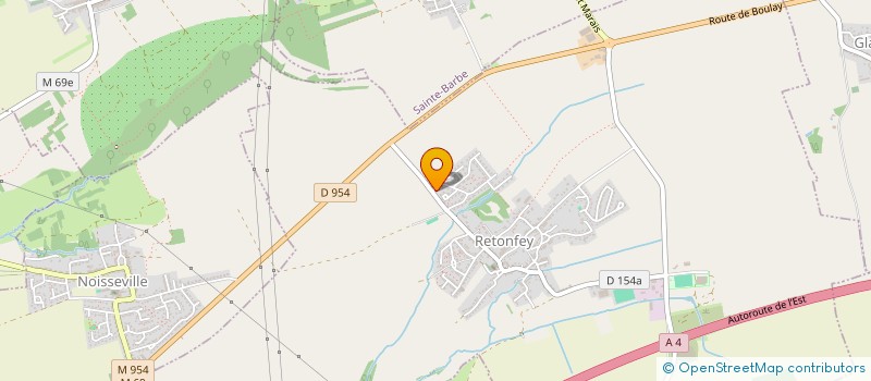 localisation de l'entreprise LP TAXI à RETONFEY