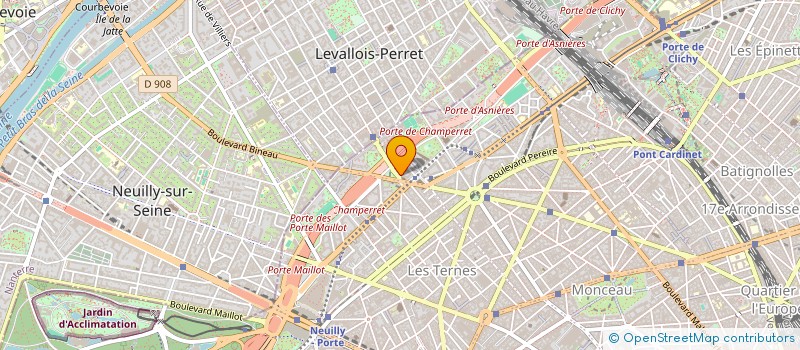localisation de l'entreprise LP TELECOM à PARIS