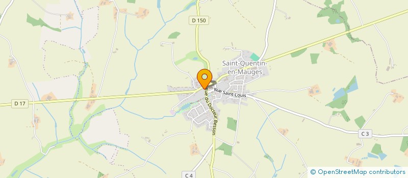 localisation de l'entreprise LP TOITURE SERVICES à MONTREVAULT-SUR-EVRE