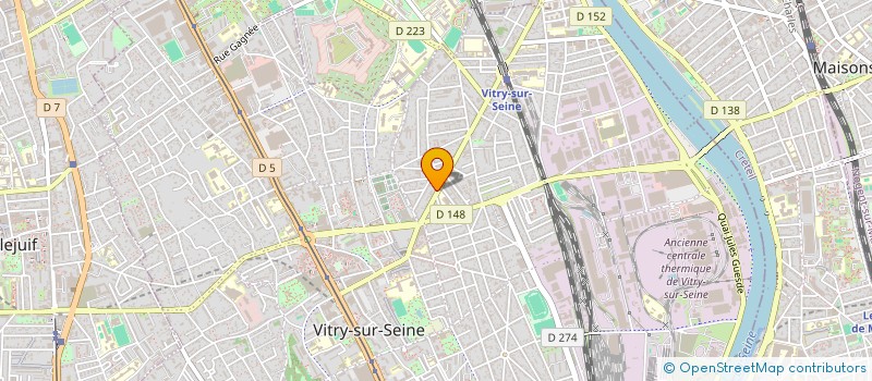 localisation de l'entreprise LP TOURS VOYAGES à VITRY-SUR-SEINE