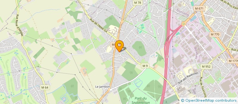 localisation de l'entreprise LP TRAVAUX à BONDUES
