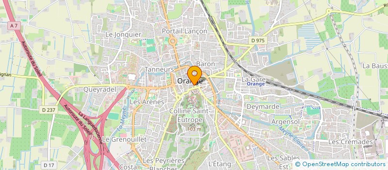 localisation de l'entreprise LP VIN  ORANGE