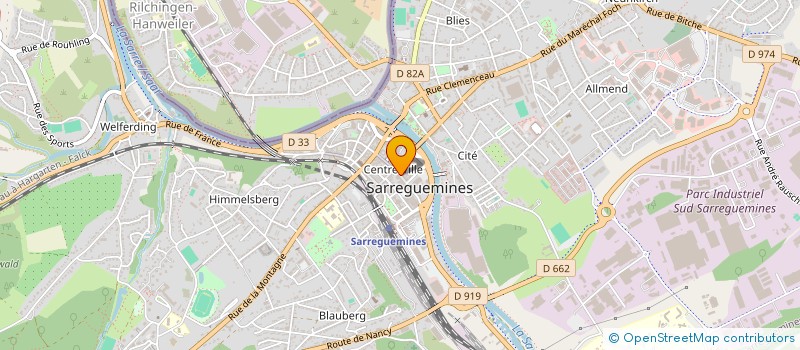 localisation de l'entreprise LP28 à SARREGUEMINES