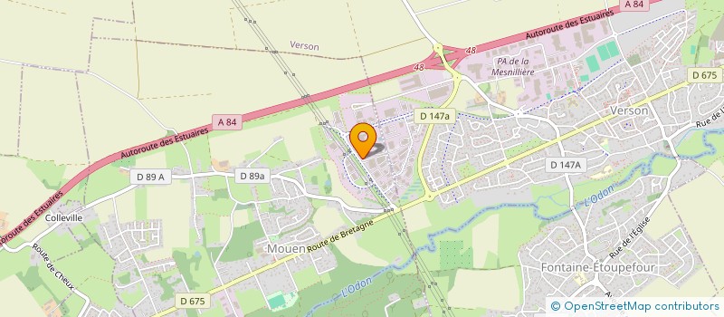 localisation de l'entreprise LP2A  MOUEN