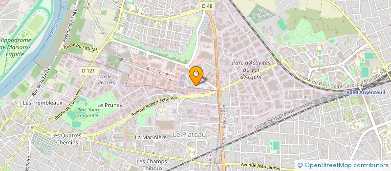 localisation de l'entreprise LP2A HOLDING  CORMEILLES-EN-PARISIS