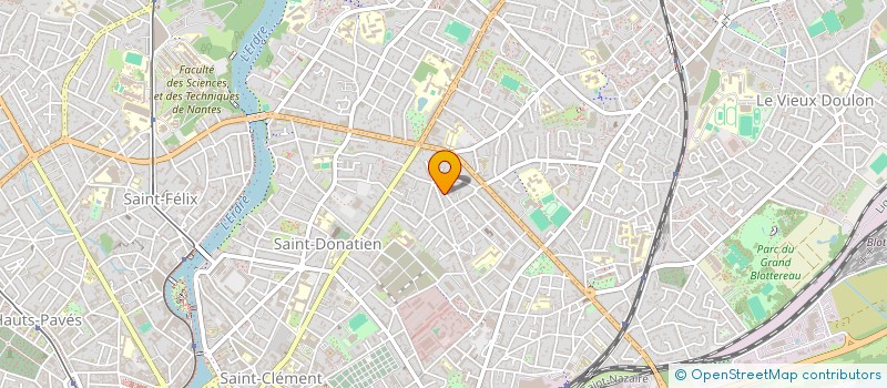 localisation de l'entreprise LP2C à NANTES