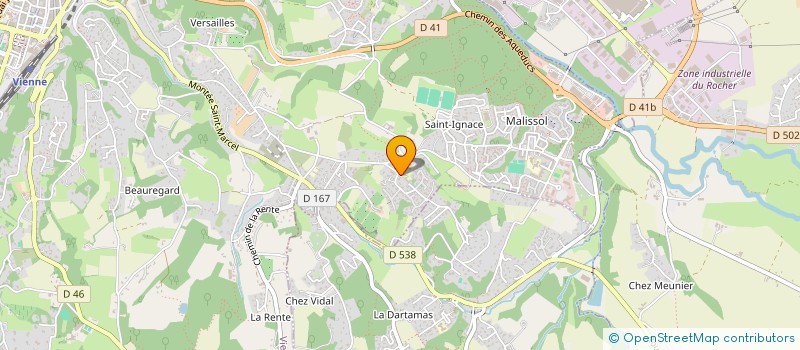 localisation de l'entreprise LP2I  VIENNE