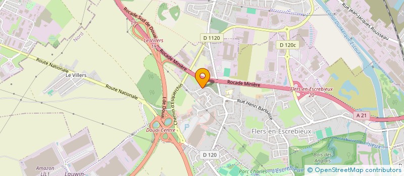 localisation de l'entreprise LP2J  FLERS-EN-ESCREBIEUX